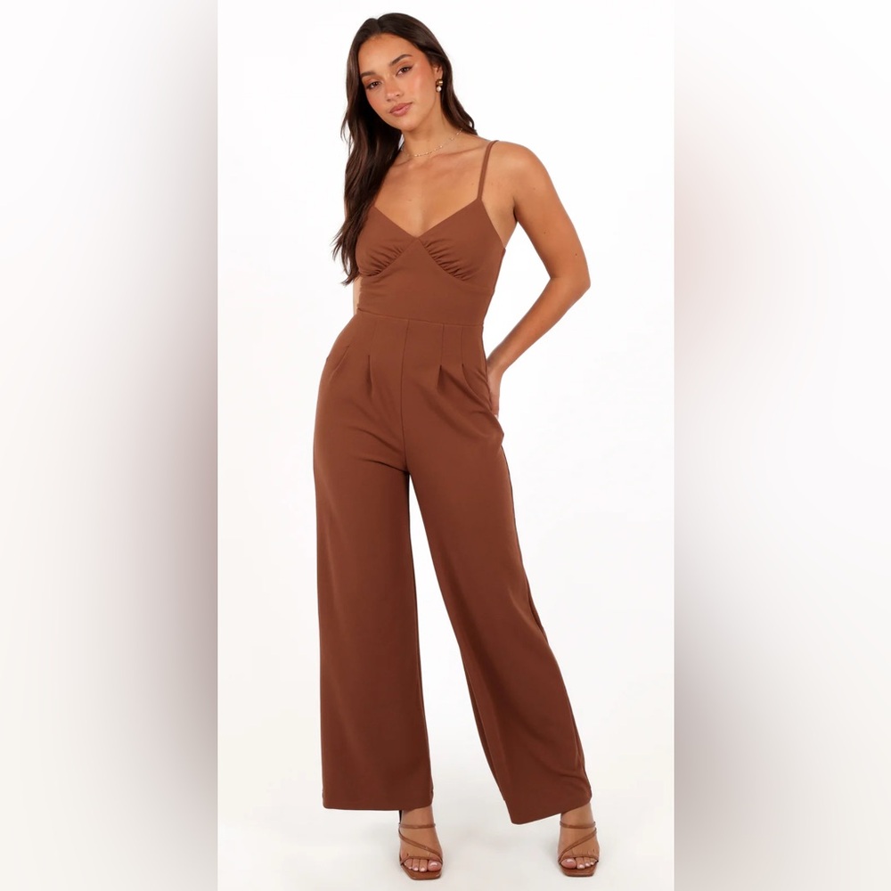 Petal & Pup Chocolate Brown Jumpsuit